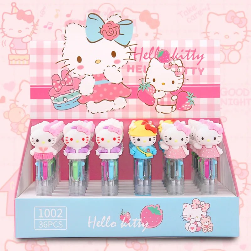 36 peças caneta mini Sanrio - Creative Brinquedos