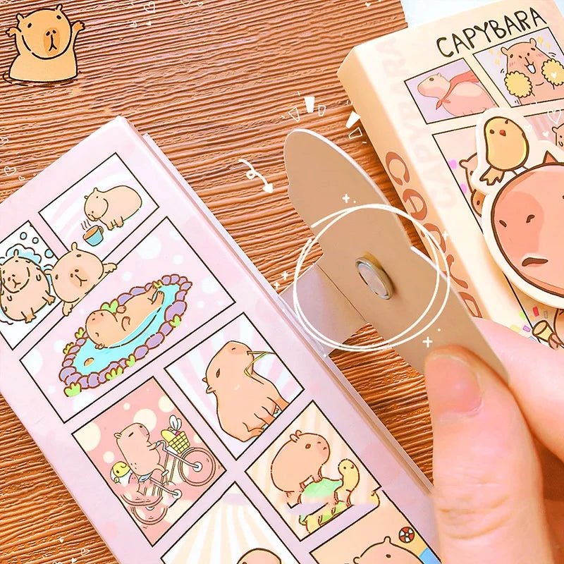16 peças bloco de anotações capivara - Creative Brinquedos