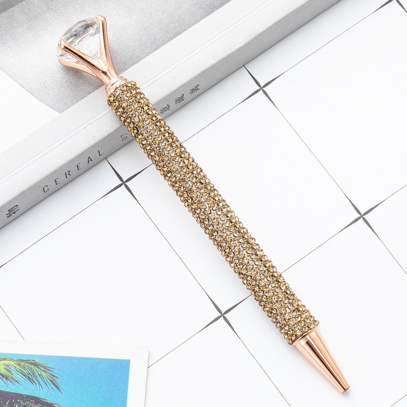 20 peças caneta luxo diamante strass - Creative Brinquedos