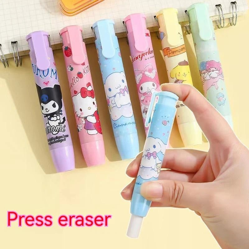 20 peças caneta borracha Sanrio - Creative Brinquedos