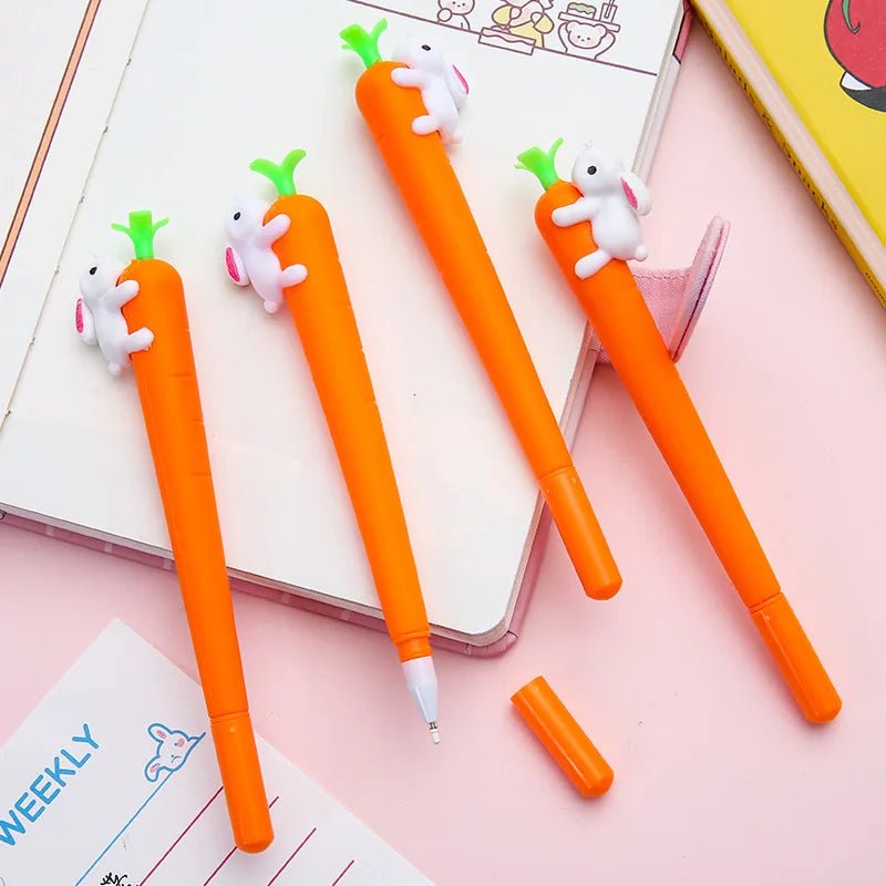 6 peças caneta cenoura coelho - Creative Brinquedos