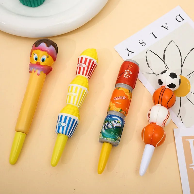 24 peças caneta squishy - Creative Brinquedos