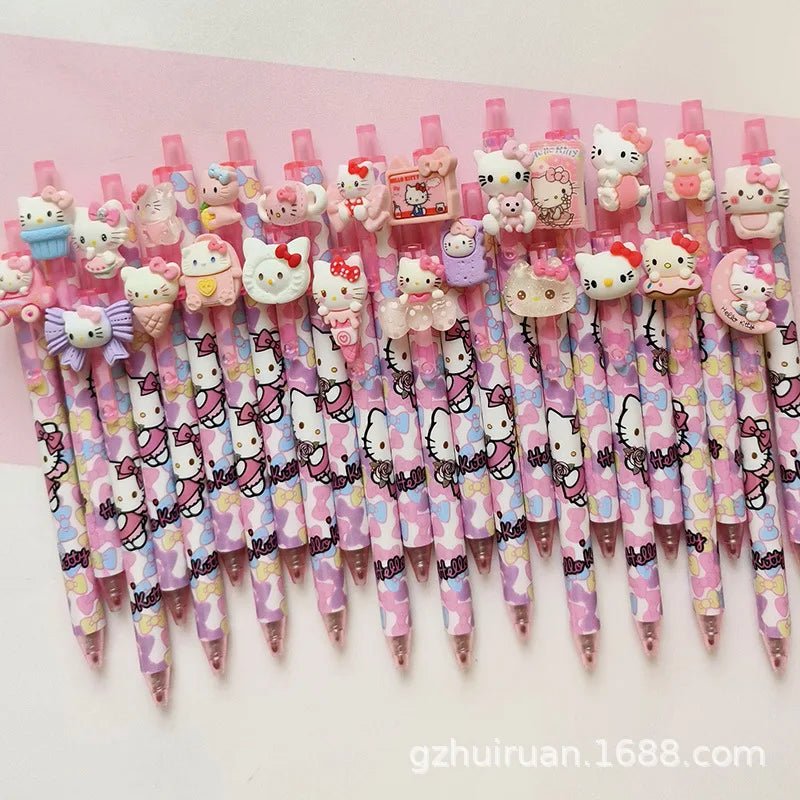 40 peças caneta click Hello Kitty - Creative Brinquedos
