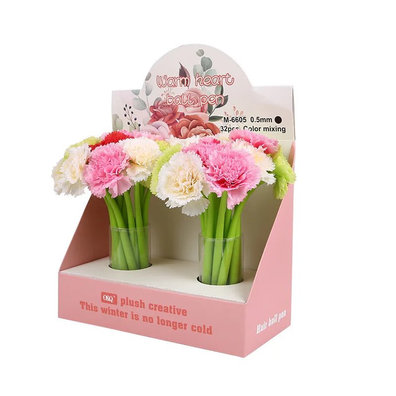 24 peças caneta flor - Creative Brinquedos