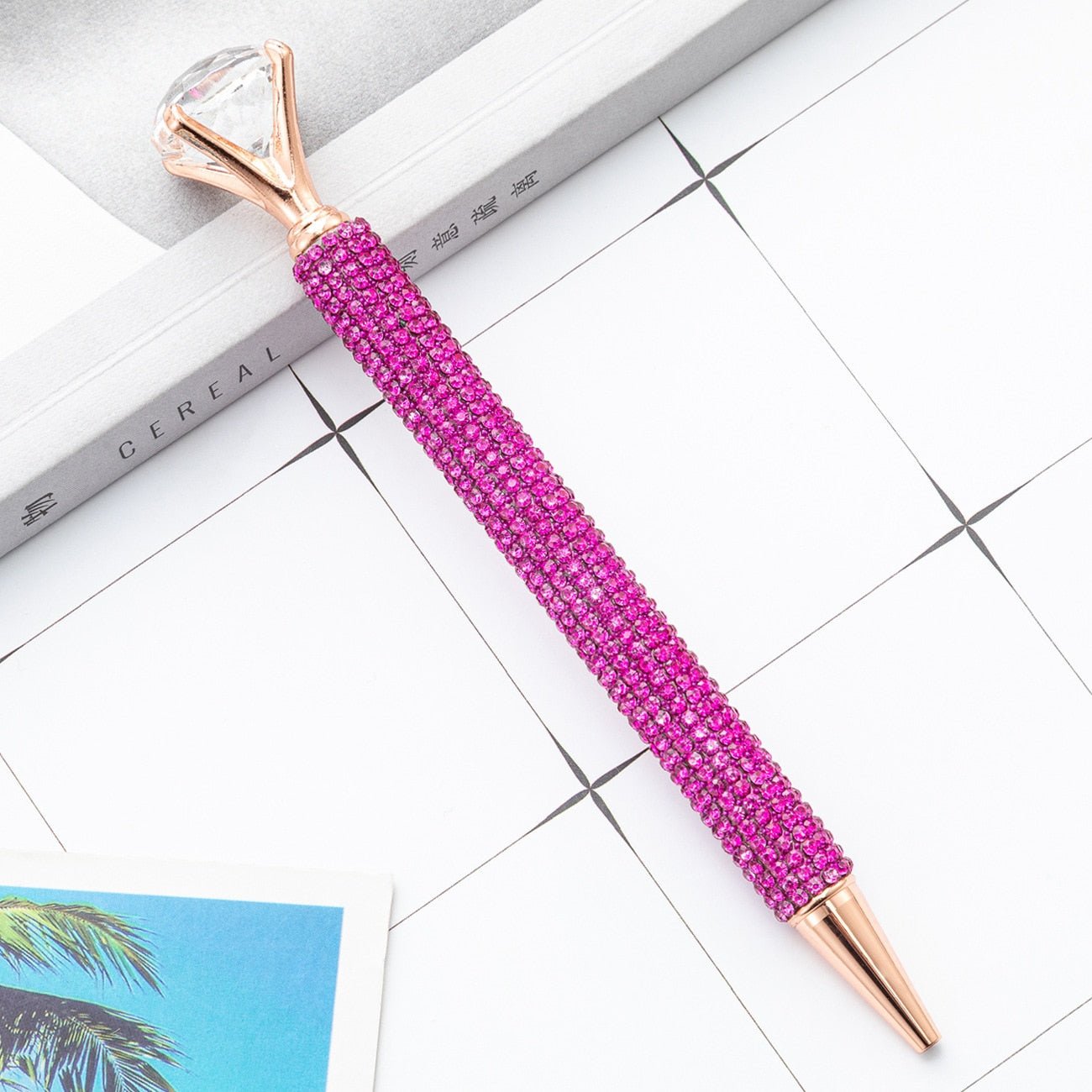 20 peças caneta luxo diamante strass - Creative Brinquedos