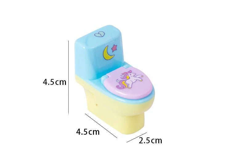 6 peças apontador vaso sanitário - Creative Brinquedos