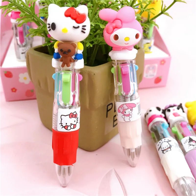36 peças caneta mini 4 cores Sanrio - Creative Brinquedos