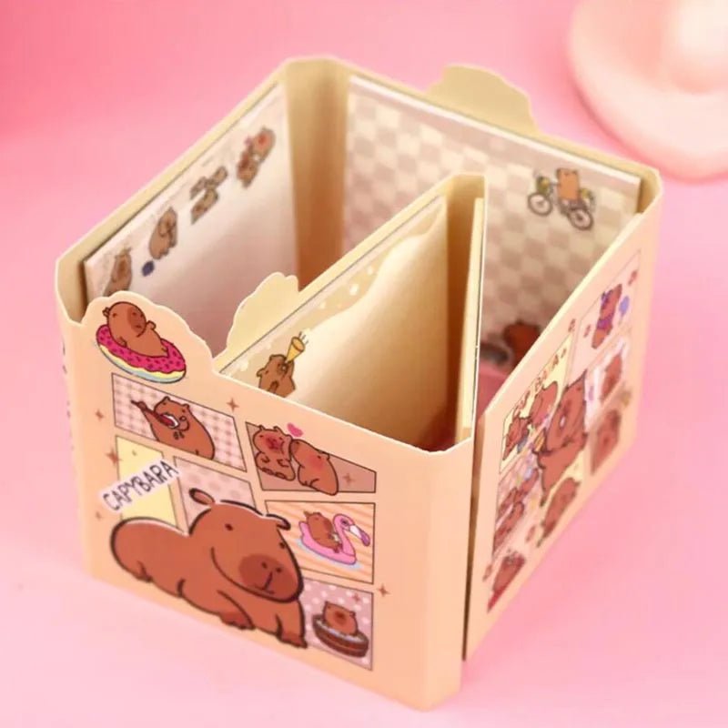 12 peças mini caderno notas adesivas - Creative Brinquedos