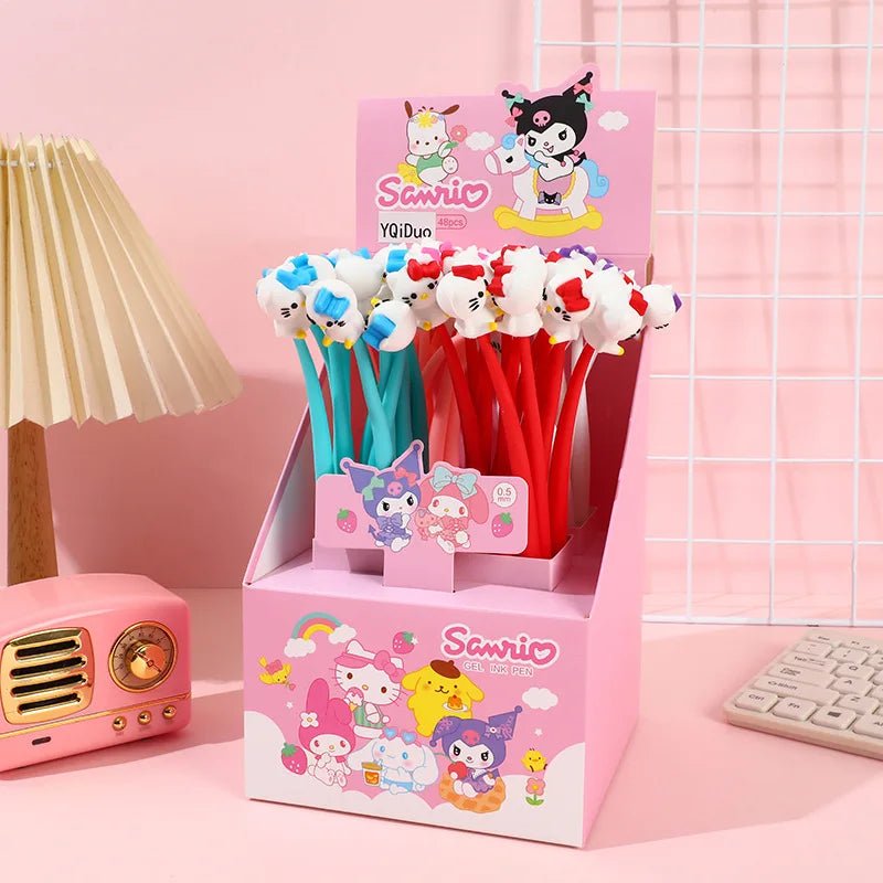 48 peças caneta Sanrio/Dino/Coelho - Creative Brinquedos
