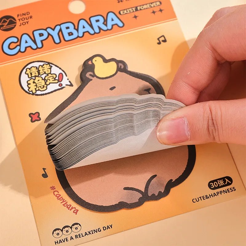 40 peças nota adesiva capivara - Creative Brinquedos