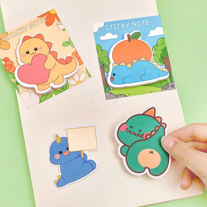 6 peças nota adesiva Dino - Creative Brinquedos