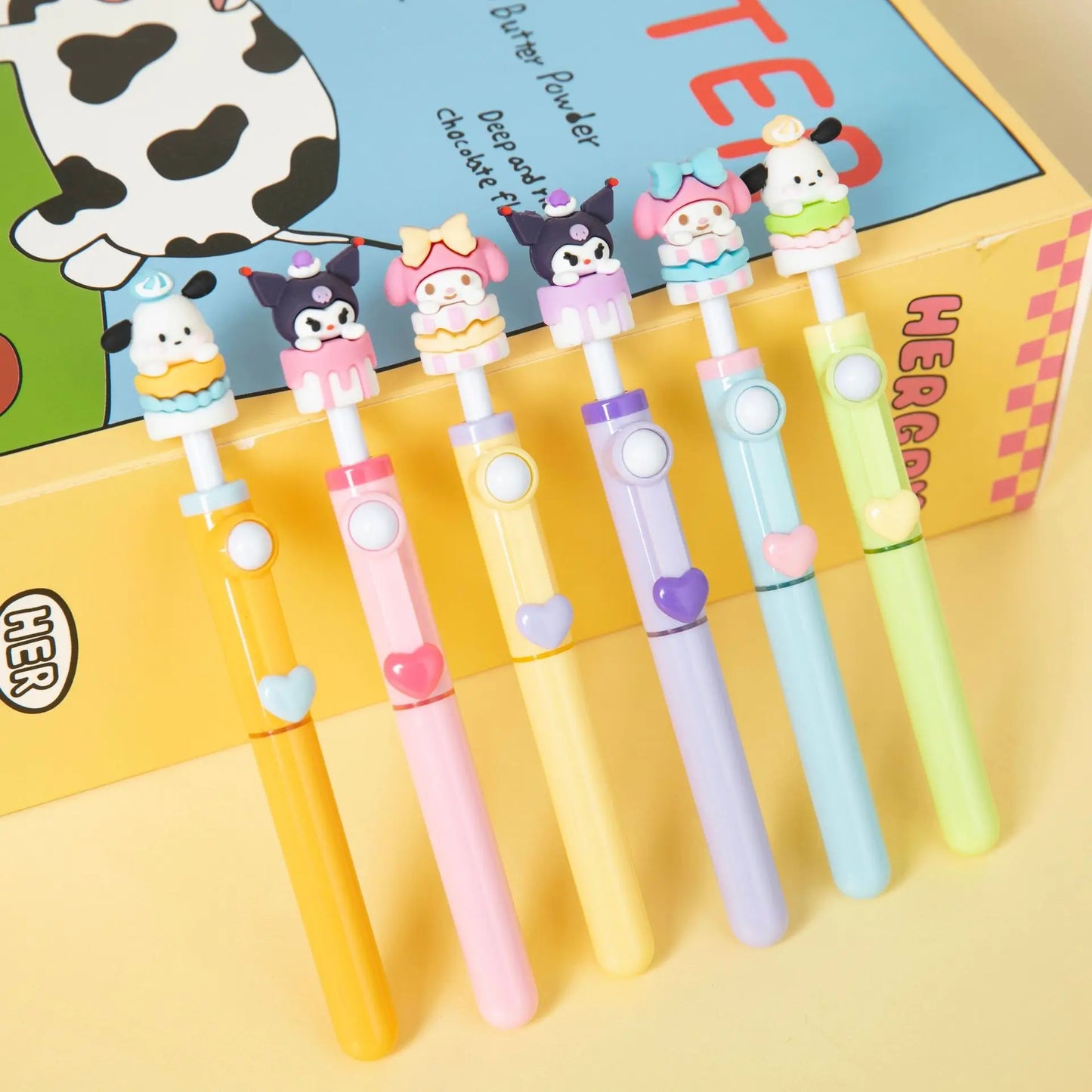 36 peças marca - texto giratório Sanrio - Creative Brinquedos