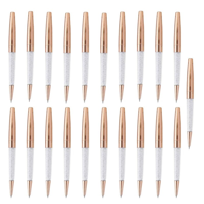 21 peças caneta luxo pedraria - Creative Brinquedos