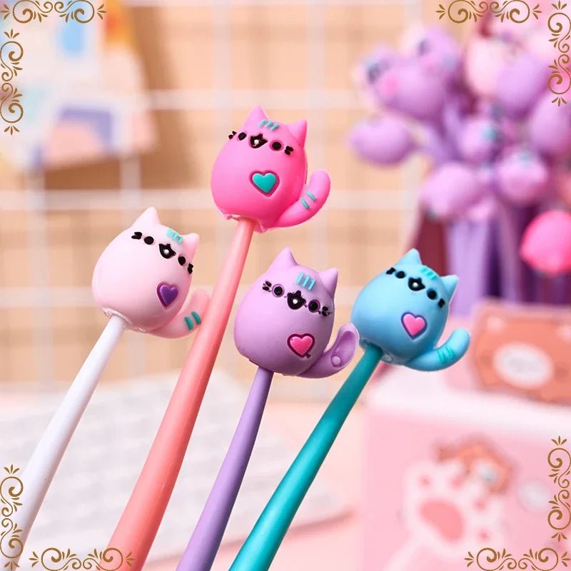 24 peças caneta gatinho - Creative Brinquedos