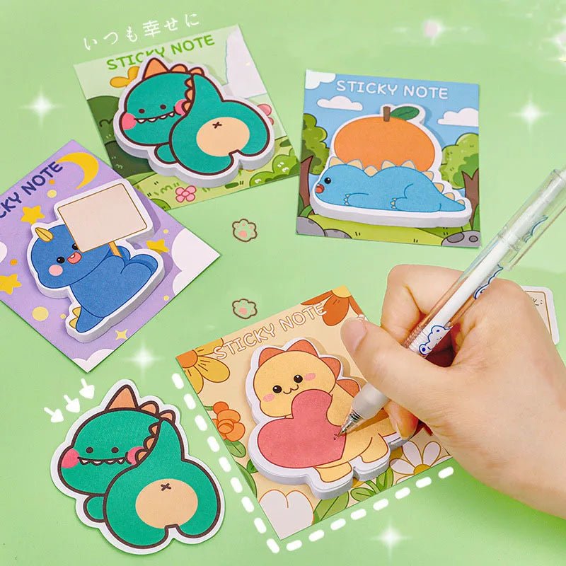 6 peças nota adesiva Dino - Creative Brinquedos