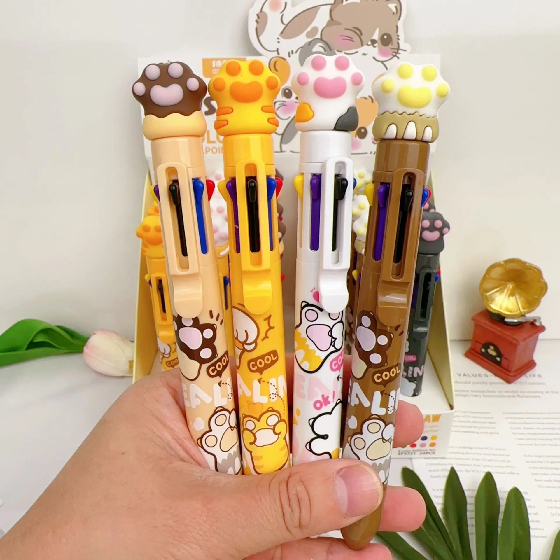 24 peças caneta 8 cores - Creative Brinquedos