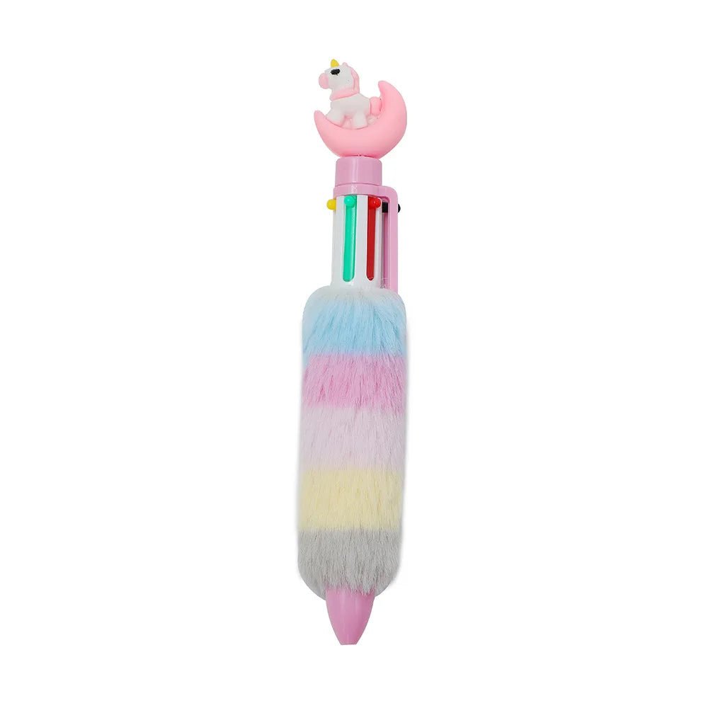 24 peças caneta pelúcia 6 cores - Creative Brinquedos