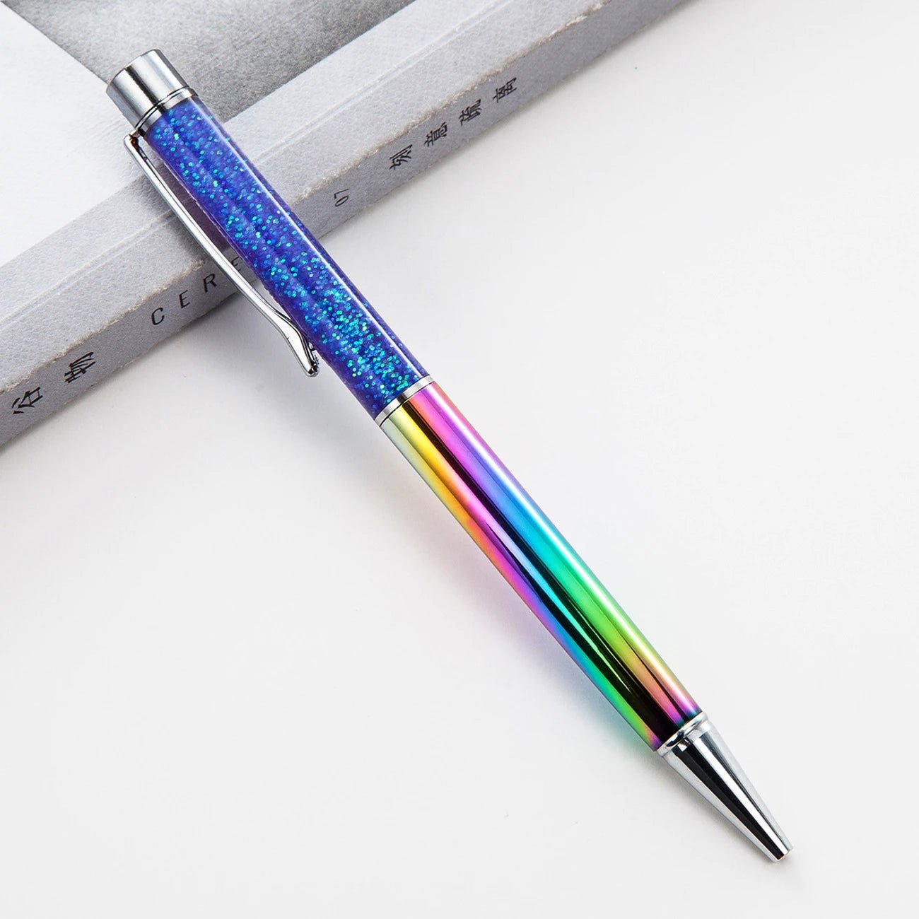 6 peças caneta luxo água glitter - Creative Brinquedos