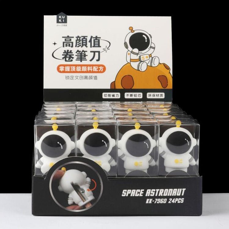 24 peças apontador astronauta/cocô/panda - Creative Brinquedos